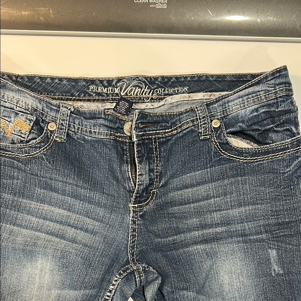 Vanity Blue Boot Cut Jeans Classic Denim Style
